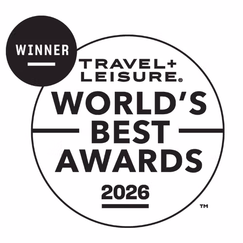 Travel Leisure World’s Best Awards 2026 Winner badge