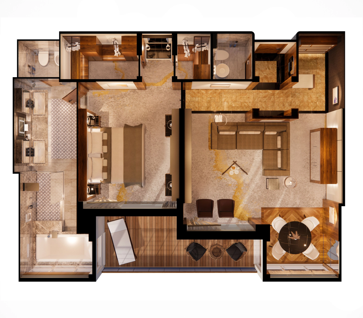 Crystal Penthouse Suite 水晶豪華套房