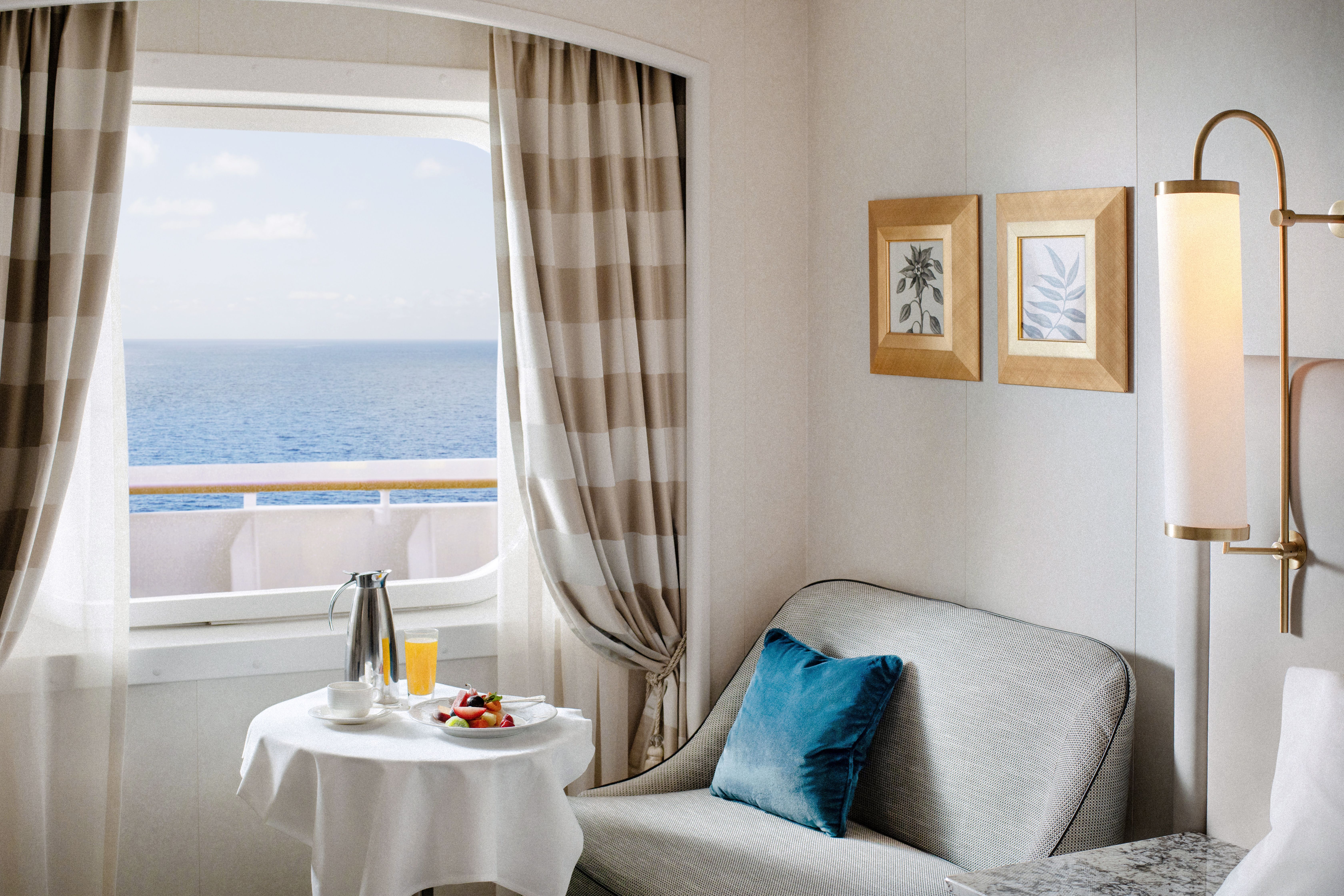 solo traveler suite ocean view guestroom Crystal Symphony