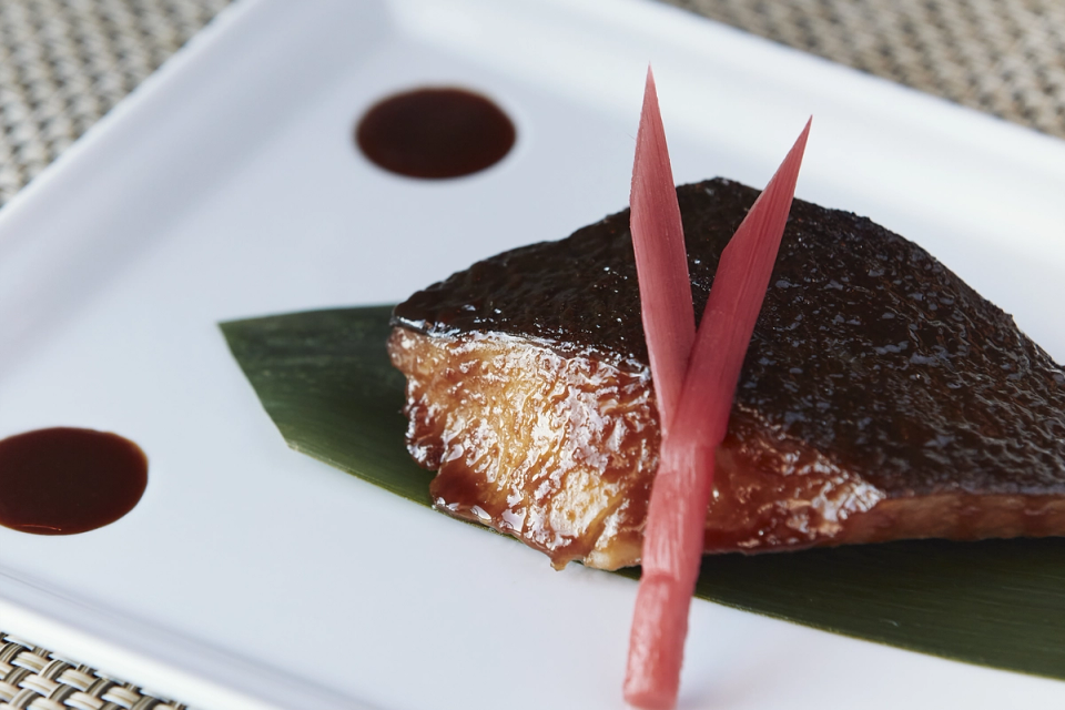 NOBU-STYLE BLACK COD MARINATED